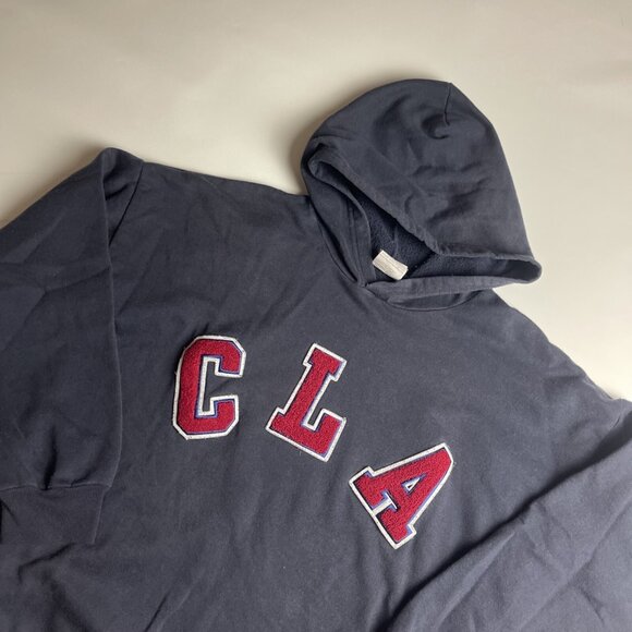 VTG 80 MADE IN CANADA College Hoodie Piacente Mens S College de l'Assomption CLA - Picture 3 of 13